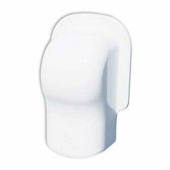 Tecnosystemi Optima muur afdekkapTM75 Zuiverwit RAL9010