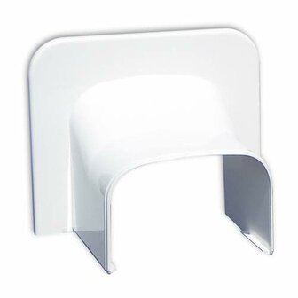 Tecnosystemi Optima muur afdekkapTM75 Zuiverwit RAL9010