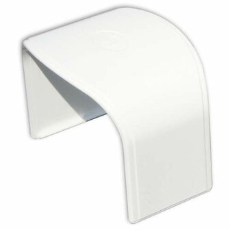 Tecnosystemi Optima muur afdekkapTM75 Zuiverwit RAL9010