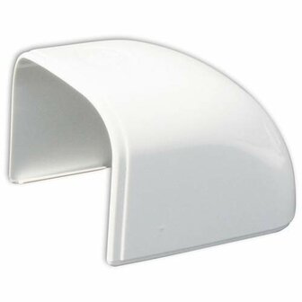 Tecnosystemi Optima afdek/eindkap TC100 Zuiverwit RAL9010