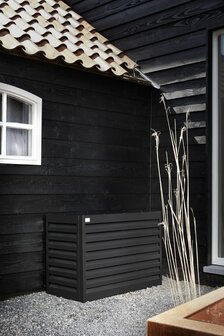 Evolar Evo-cover omkasting Extra-Large zwart aluminium gepoedercoat 1300 x 1700 x 750 mm