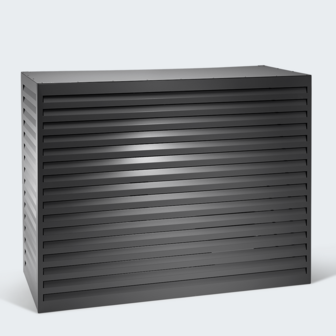 Evolar Evo-cover omkasting Extra-Large zwart aluminium gepoedercoat 1300 x 1700 x 750 mm