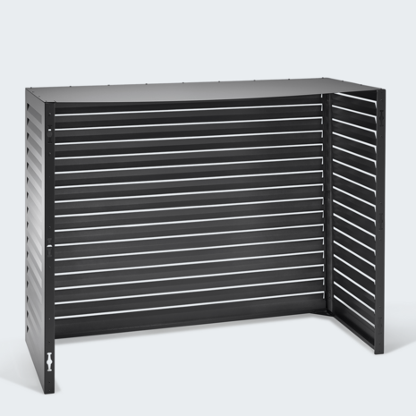 Evolar Evo-cover omkasting Extra-Large zwart aluminium gepoedercoat 1300 x 1700 x 750 mm