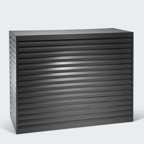 Evolar Evo-cover omkasting Extra-Large zwart aluminium gepoedercoat 1300 x 1700 x 750 mm