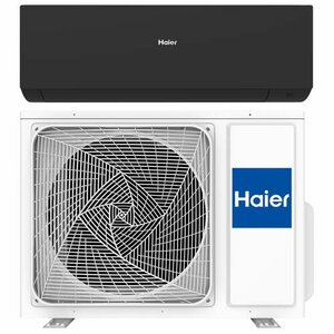 Haier Expert Mat Zwart 2,5 kW – Binnen- en Buitenunit met Wifi & IR Afstandsbediening