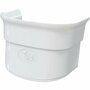 Tecnosystemi Optima rechter bocht verticaal/horizontaal MRD75 Zuiverwit RAL9010