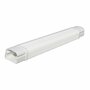 Tecnosystemi Optima flexibele verbinding MF100 l=520 mm Zuiverwit RAL9010